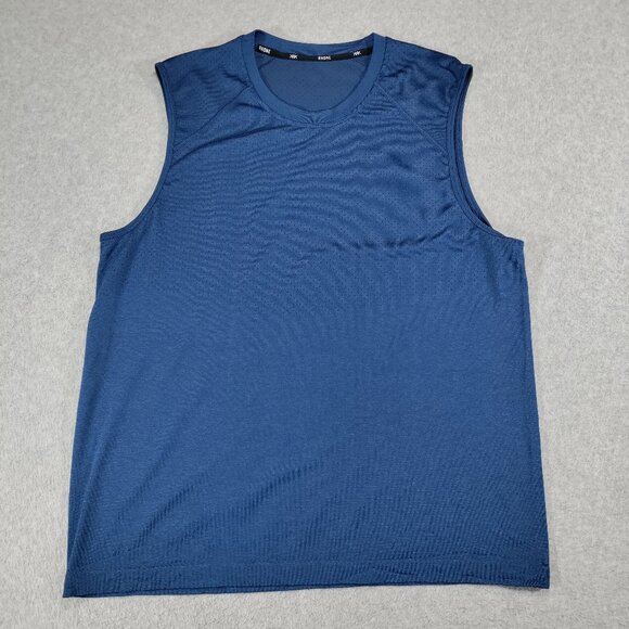 Rhone Shirt Mens Large* Blue Tank Top Lightweight Mesh Missing Tags - Picture 1 of 7